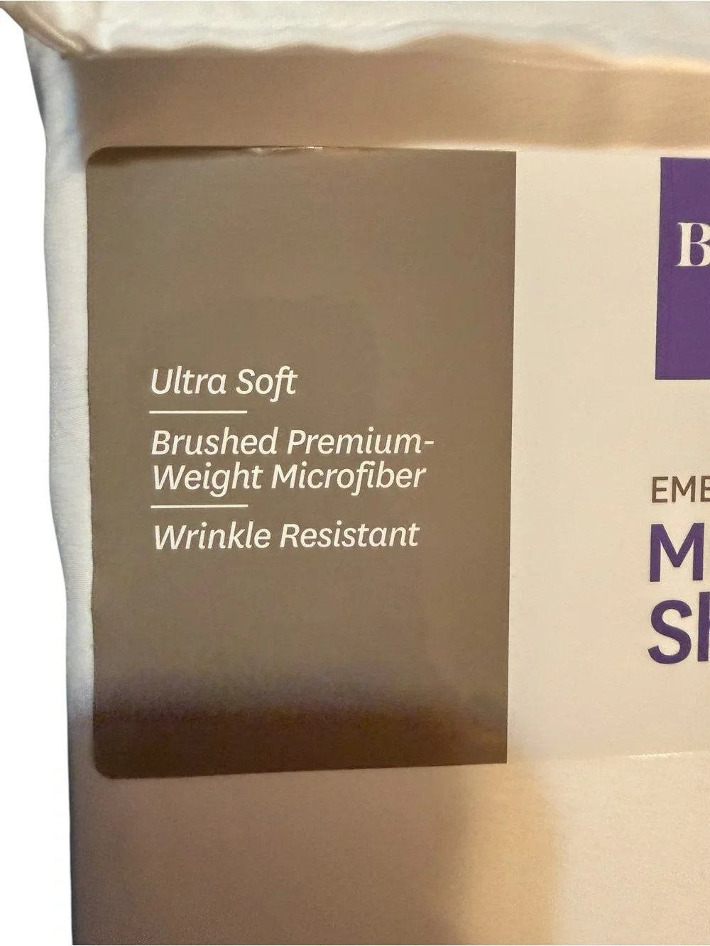 Better Homes And Gardens Twin Embroidered Luxury Microfiber Sheet Set - white